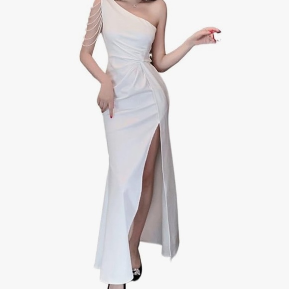 NWT white long dress - Picture 2 of 4
